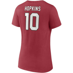 DeAndre Hopkins  Women's Player Icon Name & Number V-Neck T-Shirt - Arizona Cardinals T-shirts