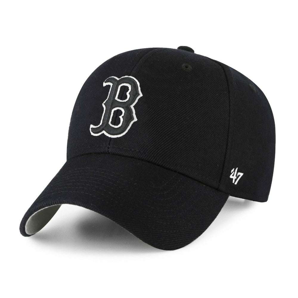 Black Boston Red Sox '47 Team MVP Adjustable Hat