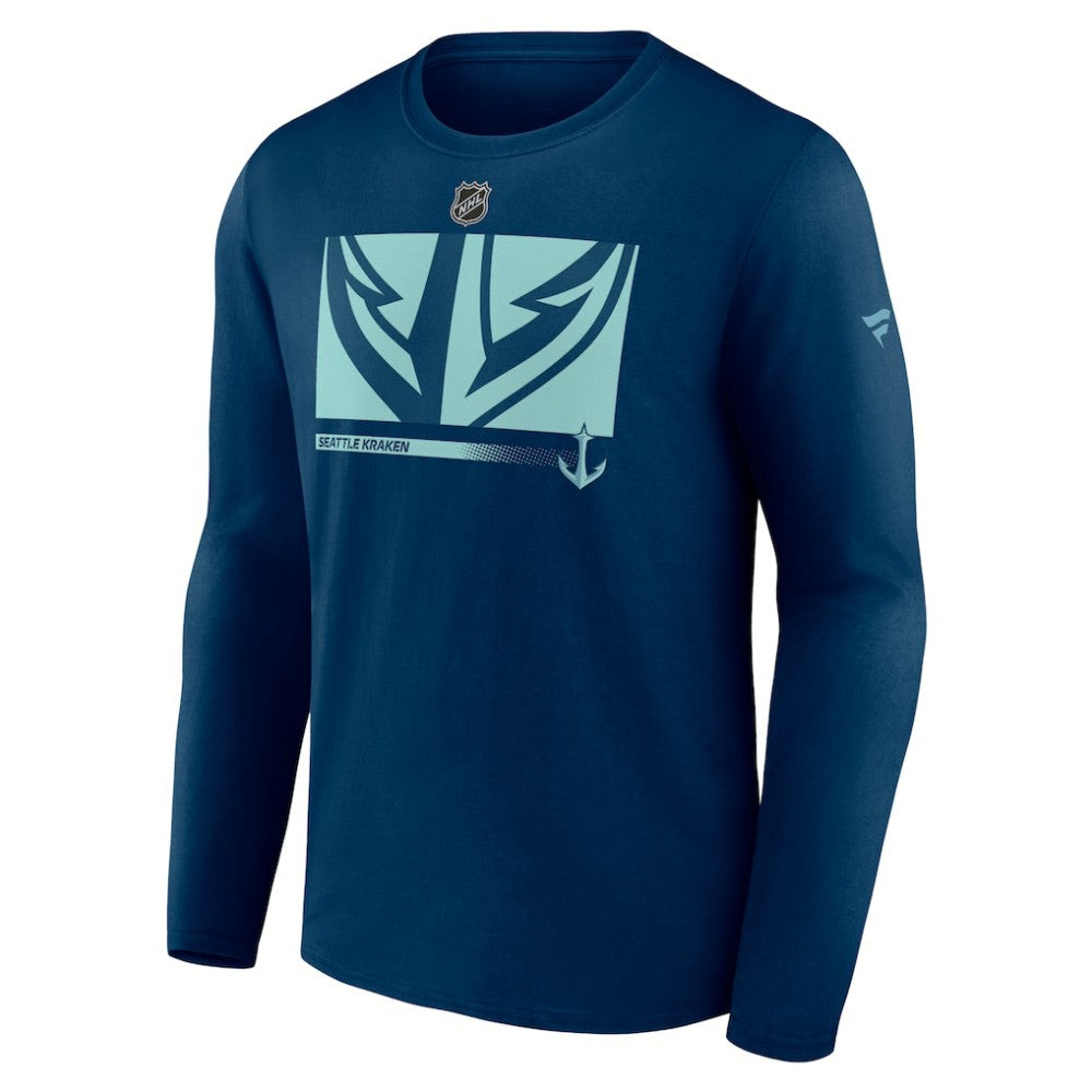NHL Seattle Kraken Fanatics Authentic Pro Core Collection Secondary Long Sleeve T-Shirt