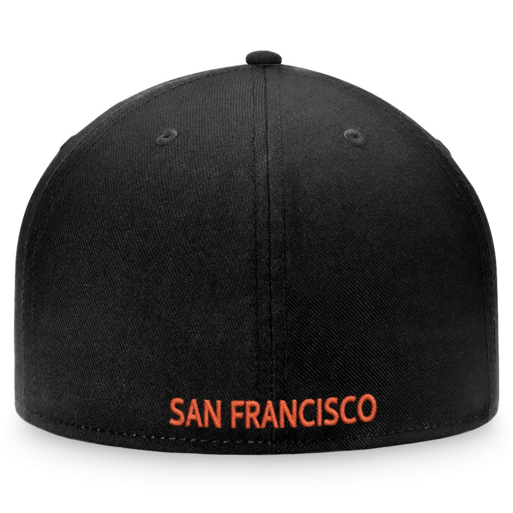 Black San Francisco Giants Fanatics Iconic Team Patch Fitted Hat