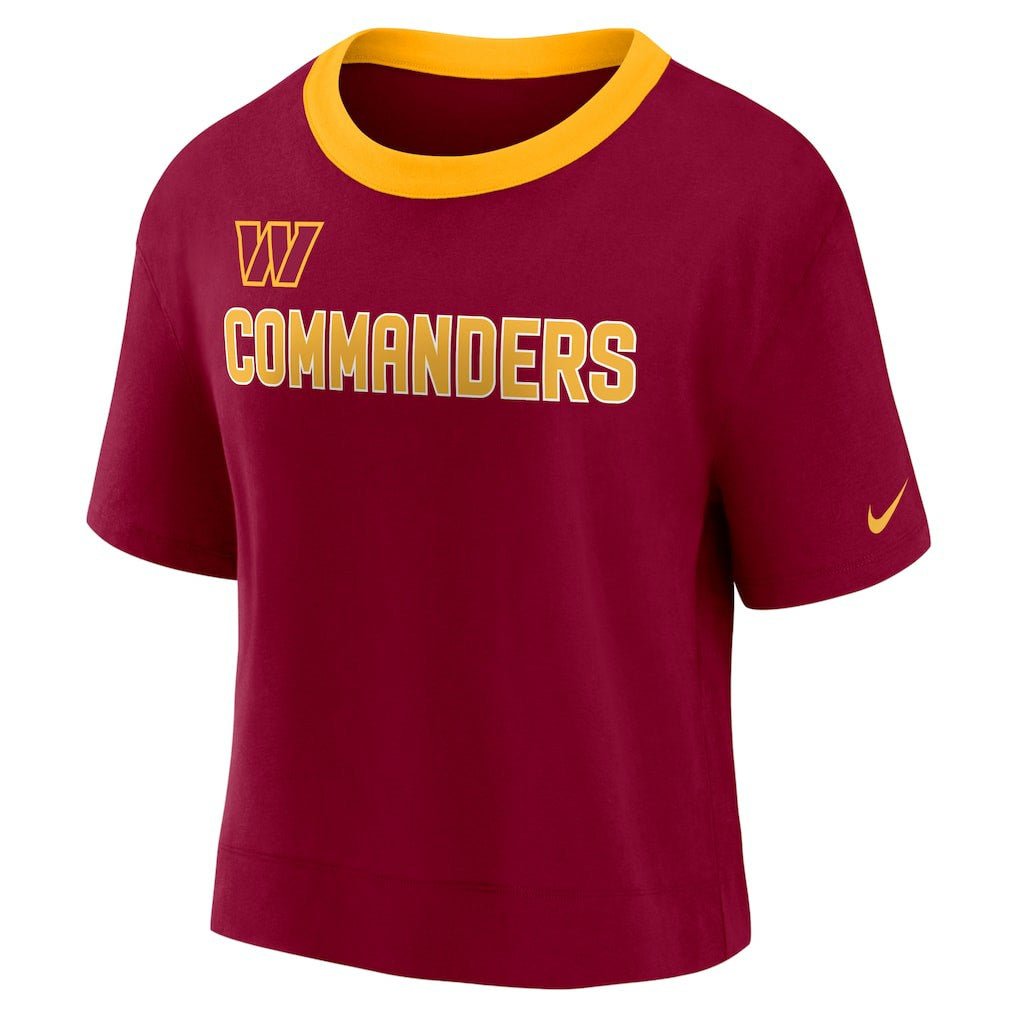 Women's High Hip Fashion Cropped Top - Washington Commanders Tops