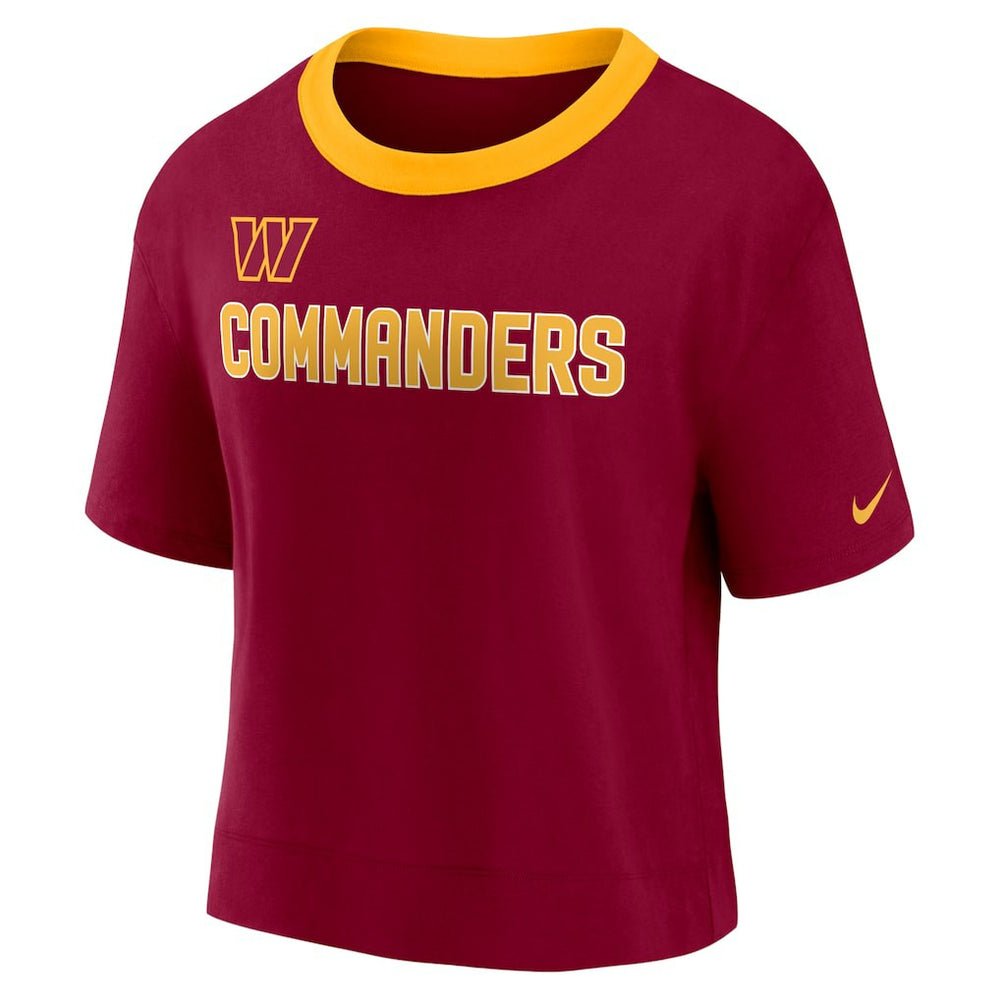 Women's High Hip Fashion Cropped Top - Washington Commanders Tops