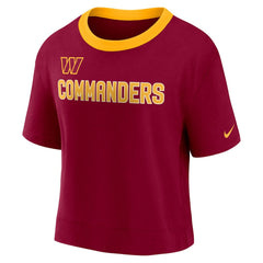 Women's High Hip Fashion Cropped Top - Washington Commanders Tops