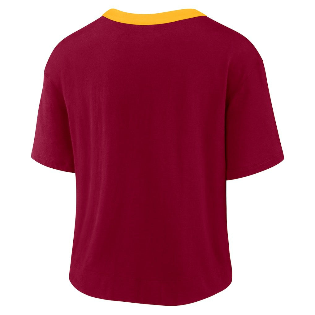 Women's High Hip Fashion Cropped Top - Washington Commanders Tops