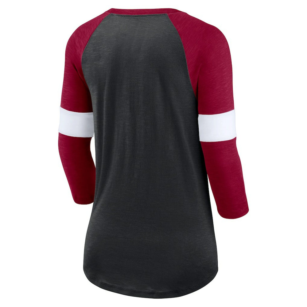 Women's Football Pride Raglan 3/4-Sleeve T-Shirt - Washington Commanders T-shirts