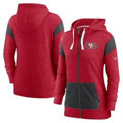 Women's Monaco Lightweight Full-Zip Hoodie - San Francisco 49ers Hoodies