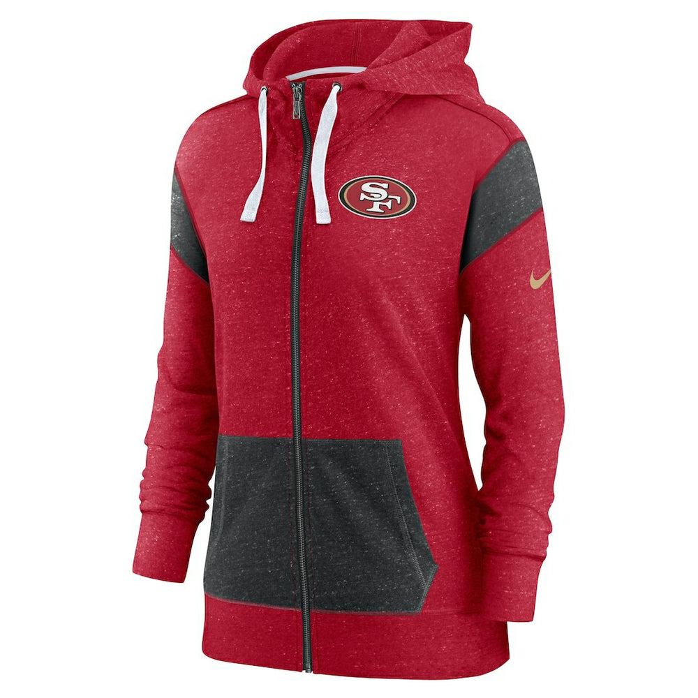 Women's Monaco Lightweight Full-Zip Hoodie - San Francisco 49ers Hoodies