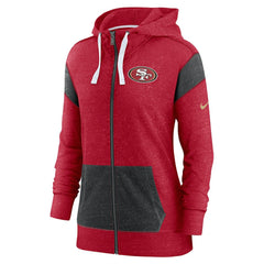 Women's Monaco Lightweight Full-Zip Hoodie - San Francisco 49ers Hoodies