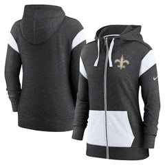 Women's Plus Size Monaco Full-Zip Lightweight Hoodie - New Orleans Saints Hoodies