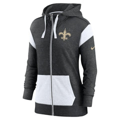 Women's Plus Size Monaco Full-Zip Lightweight Hoodie - New Orleans Saints Hoodies