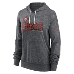 Women's Team Spirit Gym Vintage Lightweight Hoodie Top - San Francisco 49ers Hoodies