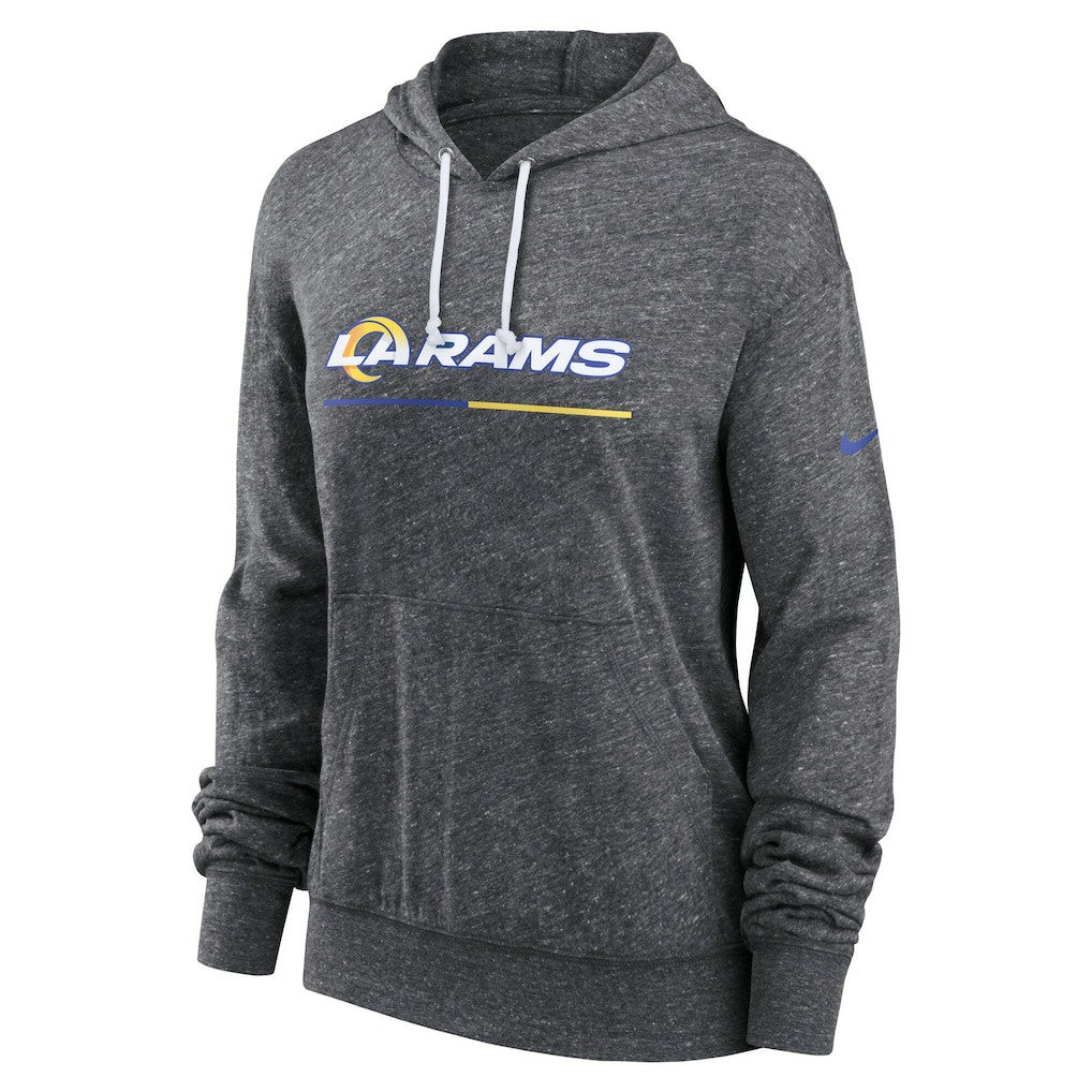 Women's Team Spirit Gym Vintage Lightweight Hoodie Top - Los Angeles Rams Hoodies