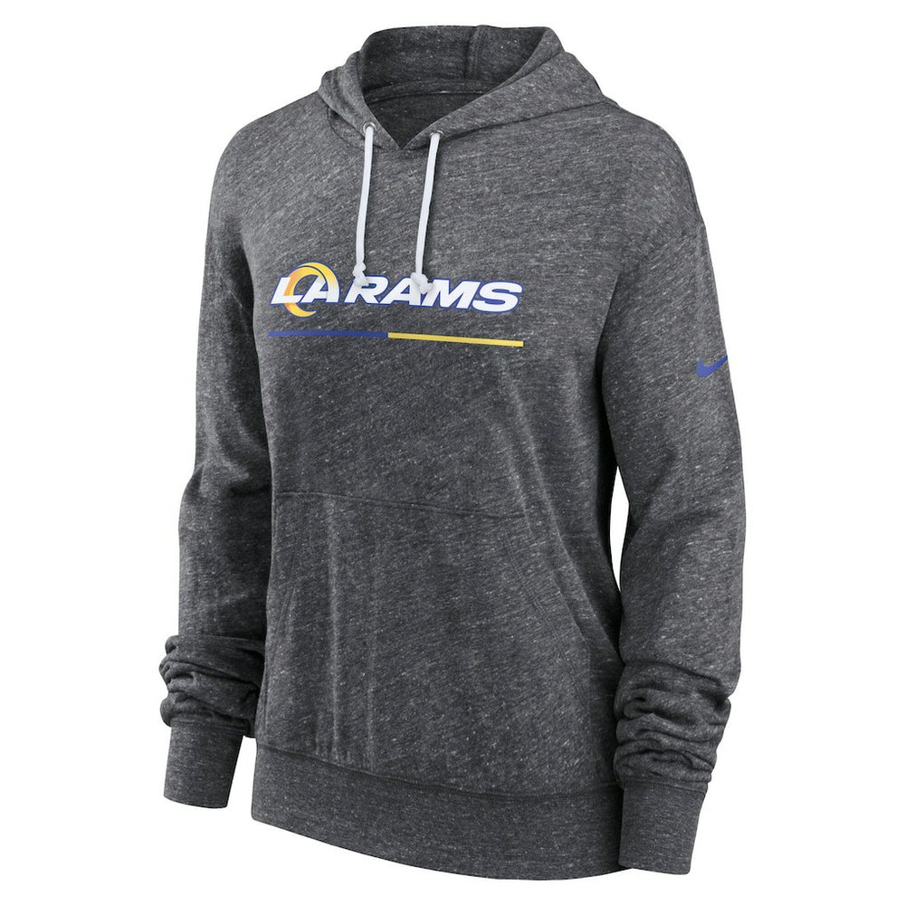 Women's Team Spirit Gym Vintage Lightweight Hoodie Top - Los Angeles Rams Hoodies
