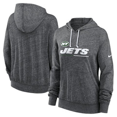 Women's Team Spirit Gym Vintage Lightweight Hoodie Top - New York Jets Hoodies