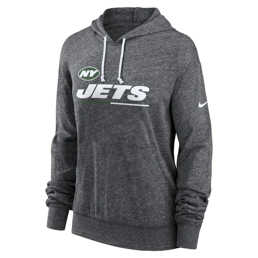 Women's Team Spirit Gym Vintage Lightweight Hoodie Top - New York Jets Hoodies