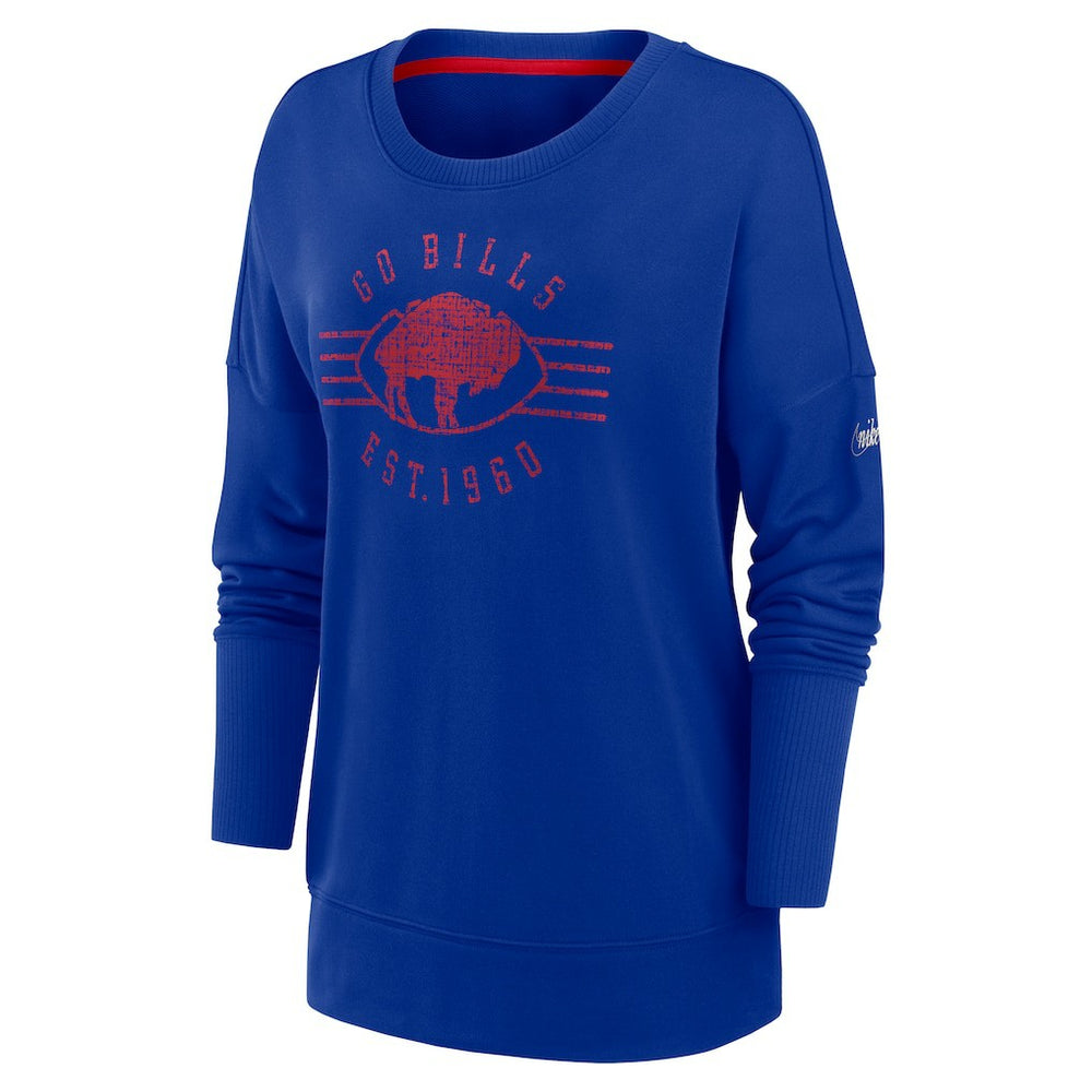Women's Rewind Playback Icon Performance Pullover Sweatshirt - Buffalo Bills Pullover