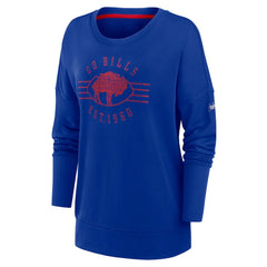 Women's Rewind Playback Icon Performance Pullover Sweatshirt - Buffalo Bills Pullover