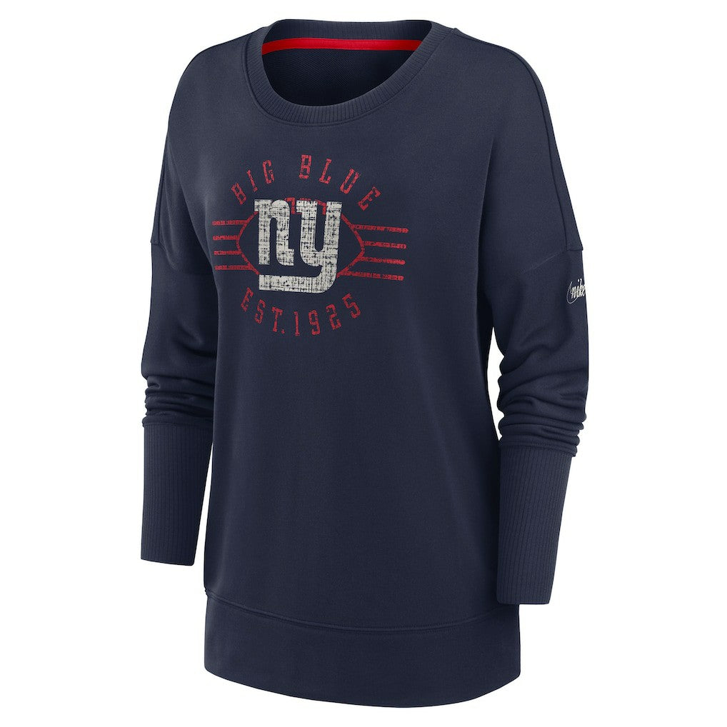 Women's Rewind Playback Icon Performance Pullover Sweatshirt - New York Giants Pullover