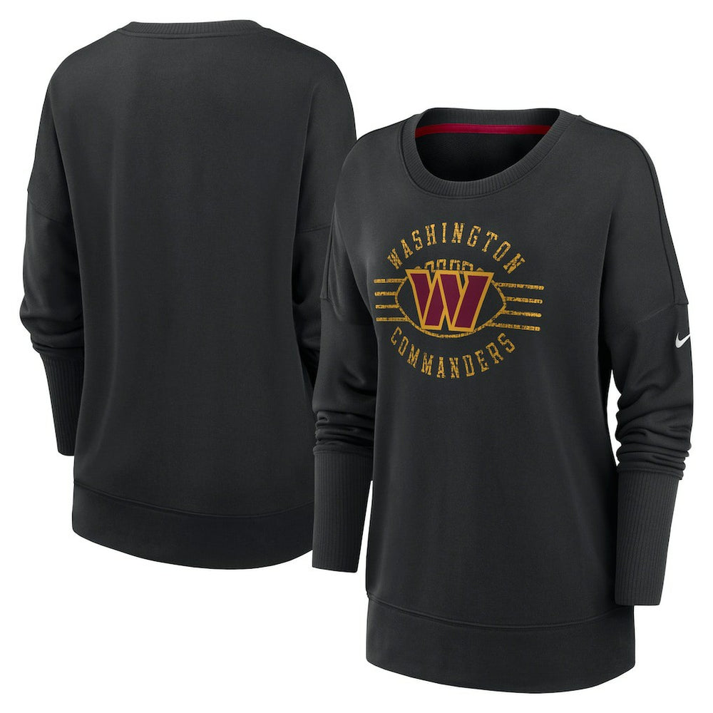Women's Rewind Playback Icon Performance Pullover Sweatshirt - Washington Commanders Pullover