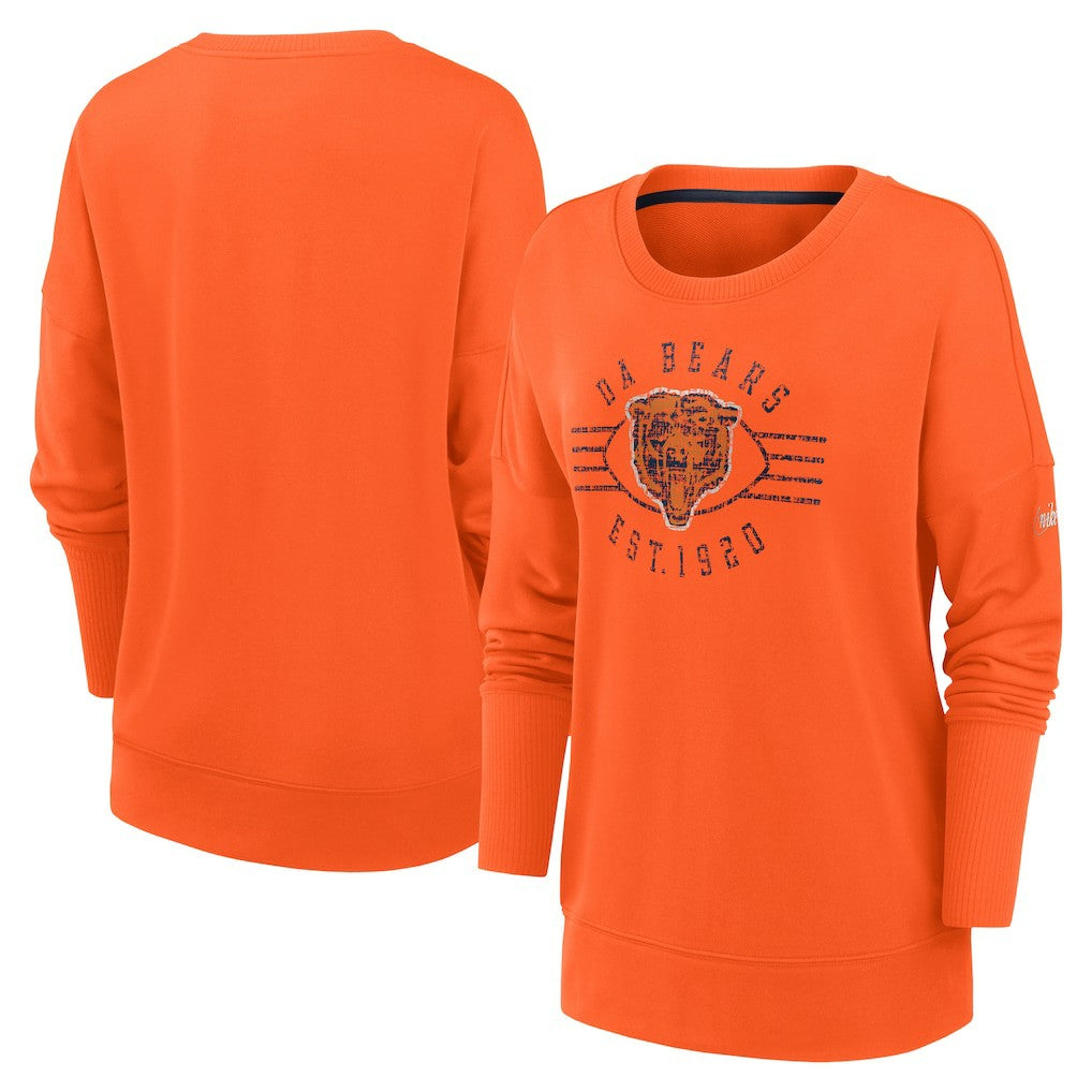 Women's Rewind Playback Icon Performance Pullover Sweatshirt - Chicago Bears Pullover
