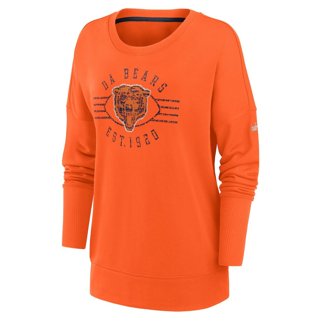 Women's Rewind Playback Icon Performance Pullover Sweatshirt - Chicago Bears Pullover