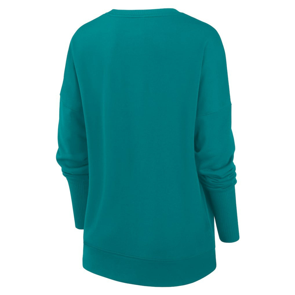 Women's Rewind Playback Icon Performance Pullover Sweatshirt - Miami Dolphins Pullover