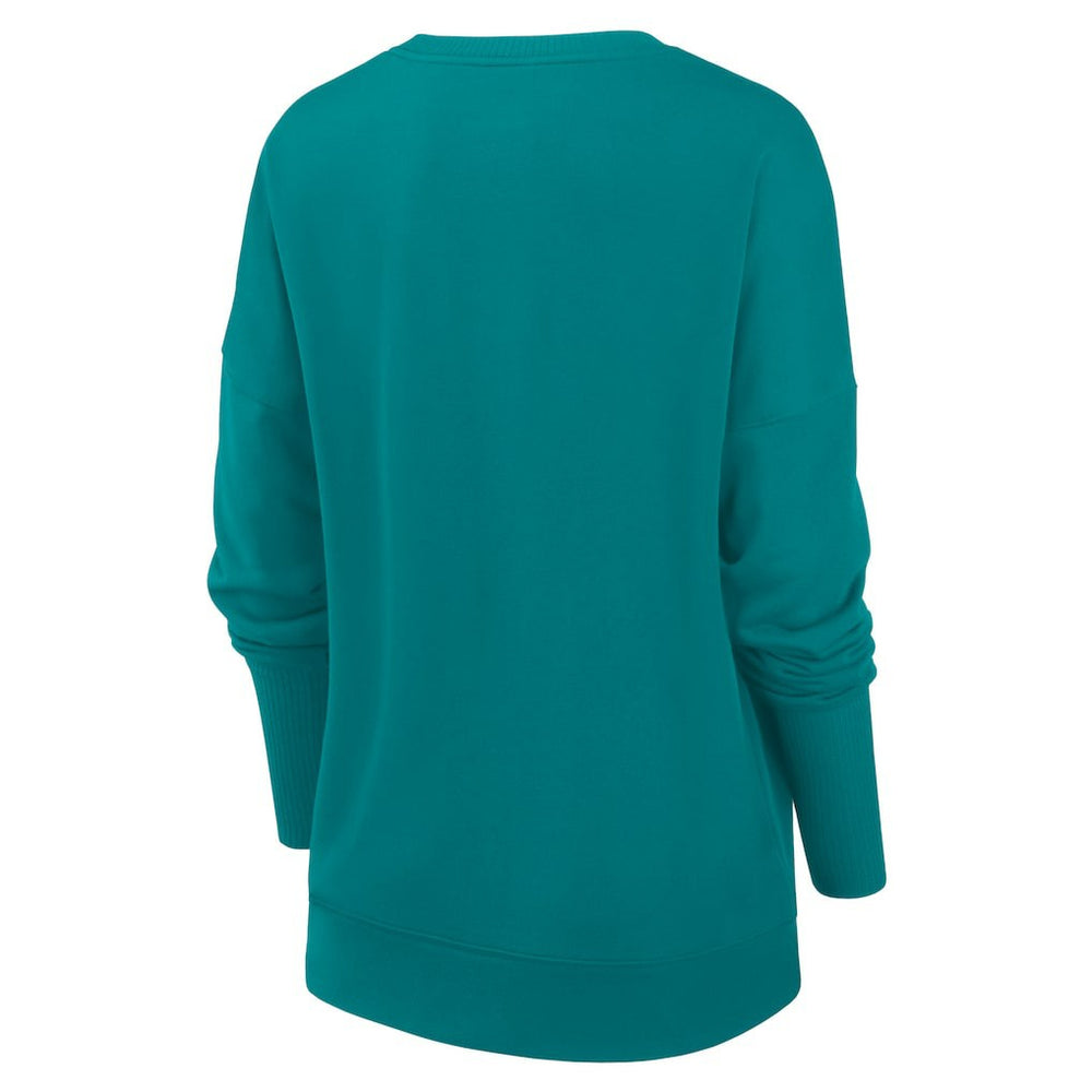 Women's Rewind Playback Icon Performance Pullover Sweatshirt - Miami Dolphins Pullover