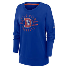 Women's Rewind Playback Icon Performance Pullover Sweatshirt - Denver Broncos Pullover