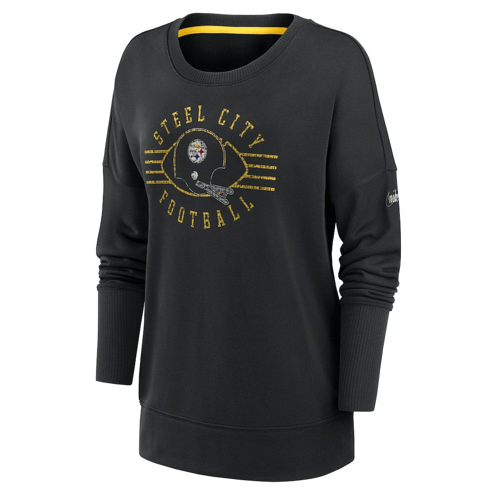 Women's Rewind Playback Icon Performance Pullover Sweatshirt - Pittsburgh Steelers Pullover