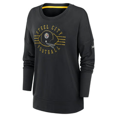 Women's Rewind Playback Icon Performance Pullover Sweatshirt - Pittsburgh Steelers Pullover