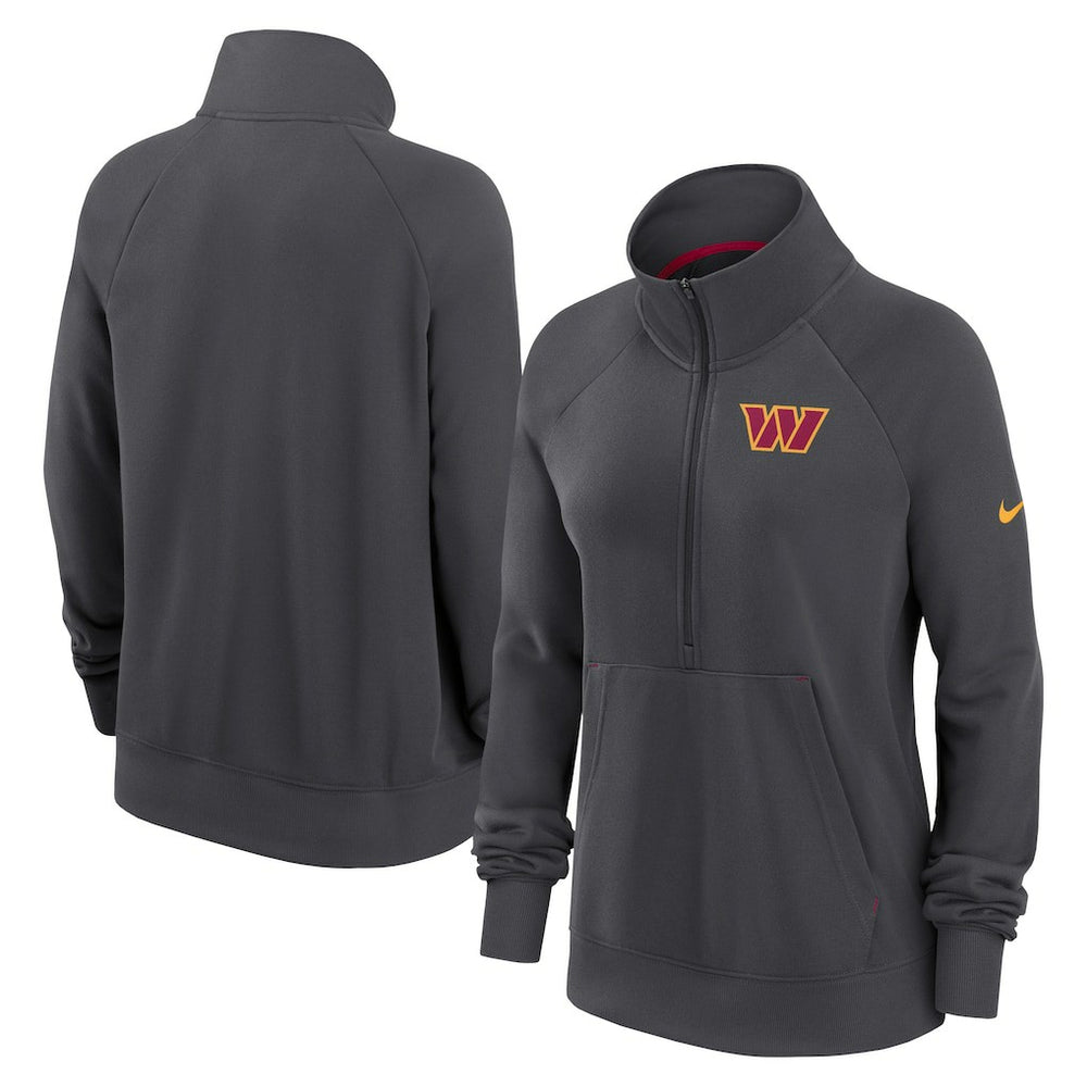 Women's Premium Raglan Performance Half-Zip Sweatshirt - Washington Commanders Sweatshirts