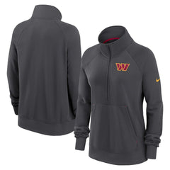 Women's Premium Raglan Performance Half-Zip Sweatshirt - Washington Commanders Sweatshirts
