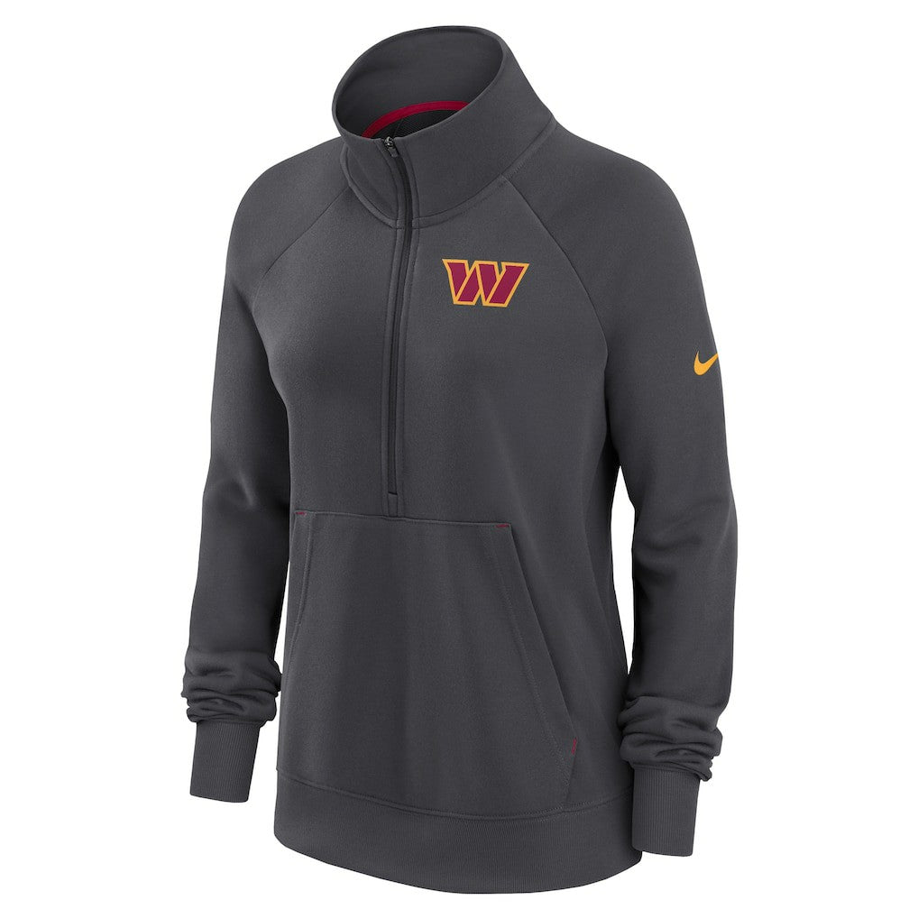 Women's Premium Raglan Performance Half-Zip Sweatshirt - Washington Commanders Sweatshirts