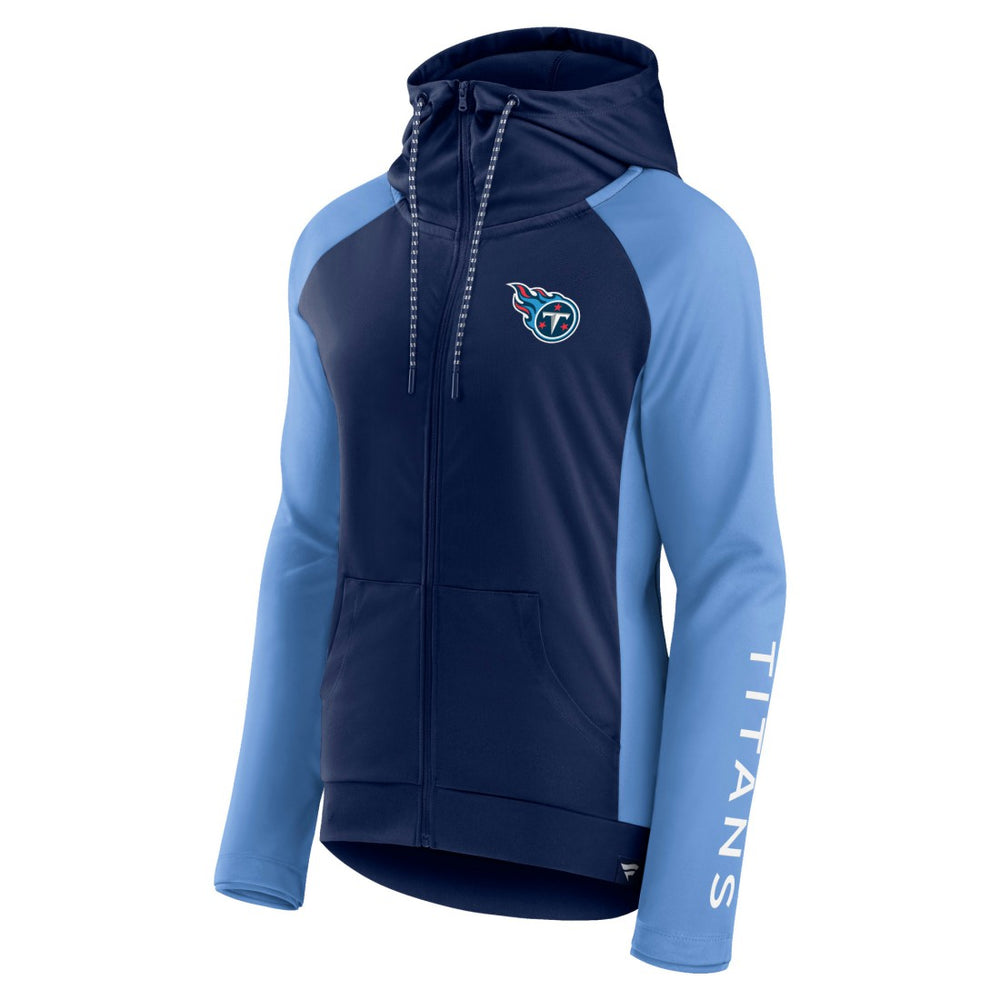 Women's End Around Lightweight Raglan Full-Zip Hoodie Jacket - Tennessee Titans Hoodies