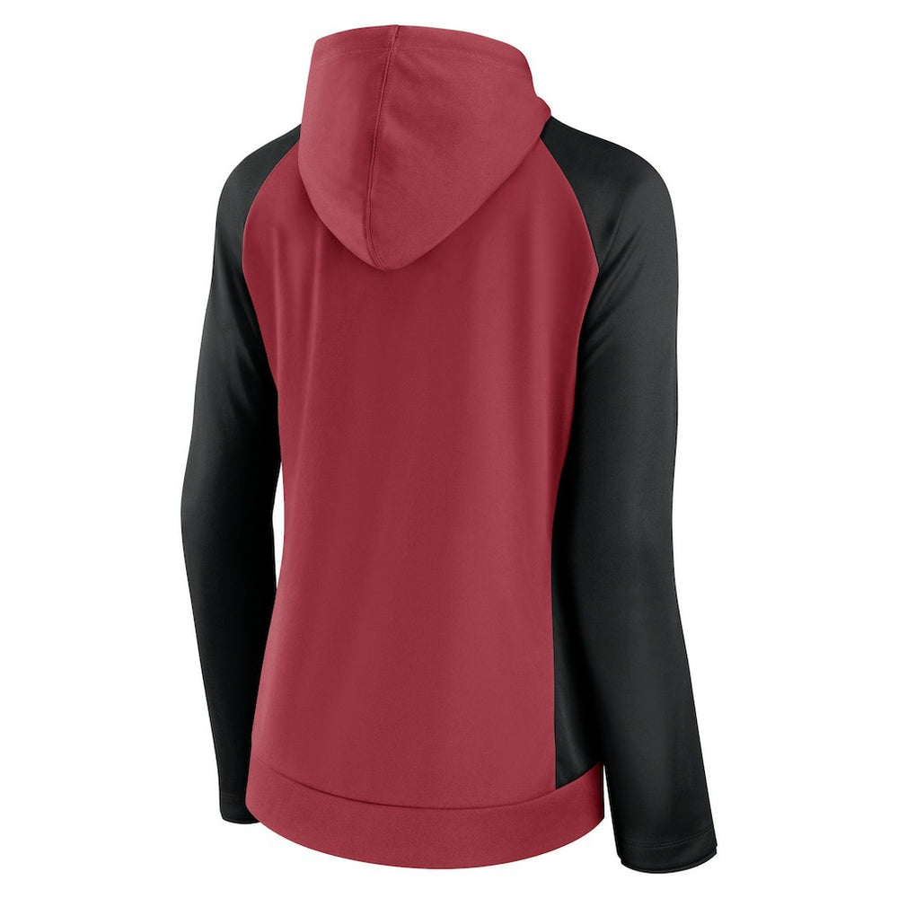 Women's End Around Lightweight Raglan Full-Zip Hoodie Jacket - Arizona Cardinals Hoodies