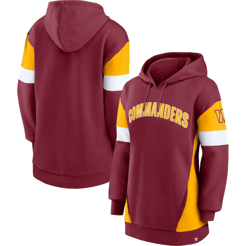 Women's Lock It Down Pullover Hoodie - Washington Commanders Hoodies