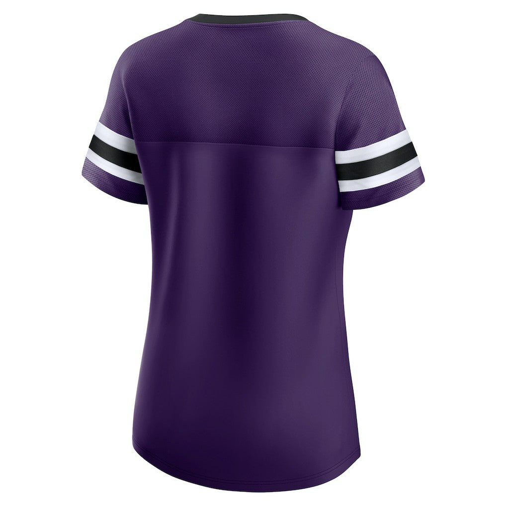 Women's Original State Lace-Up T-Shirt - Baltimore Ravens T-shirts