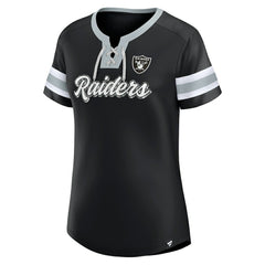 Women's Original State Lace-Up T-Shirt - Las Vegas Raiders T-shirts