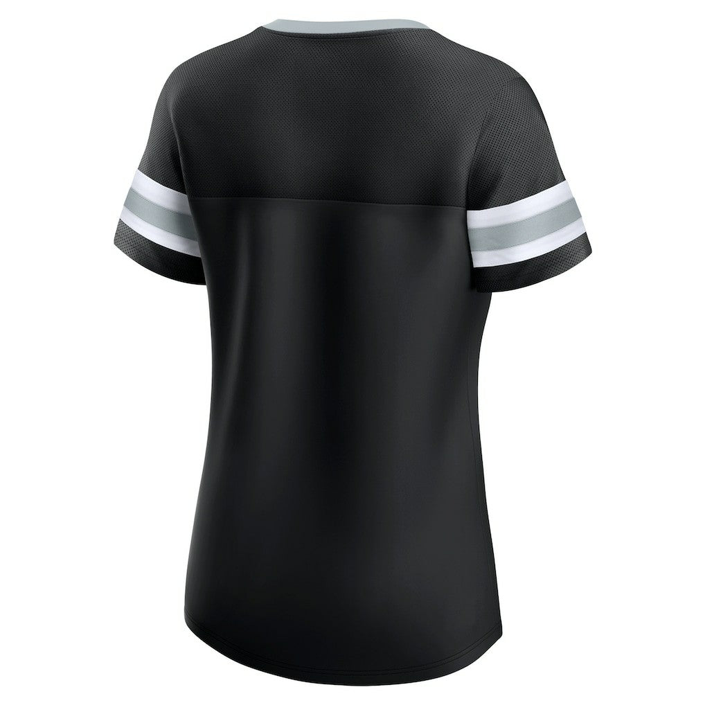 Women's Original State Lace-Up T-Shirt - Las Vegas Raiders T-shirts