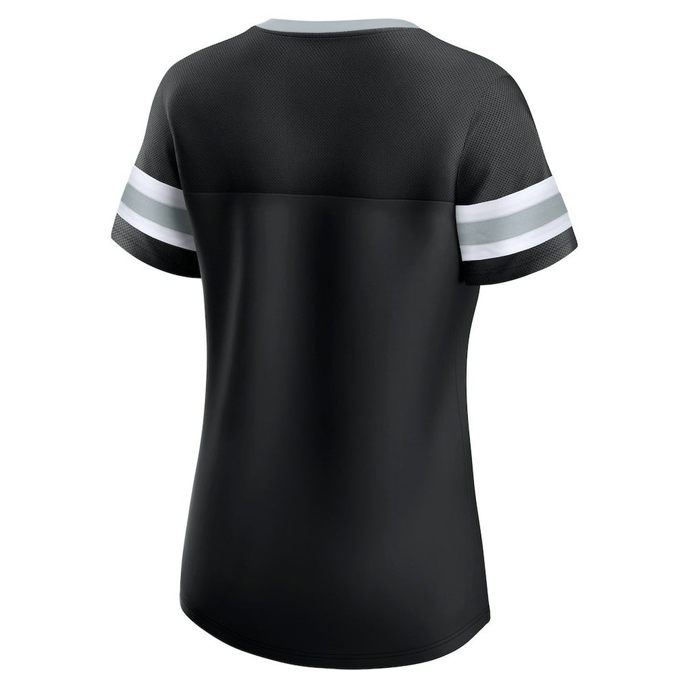 Women's Original State Lace-Up T-Shirt - Las Vegas Raiders T-shirts
