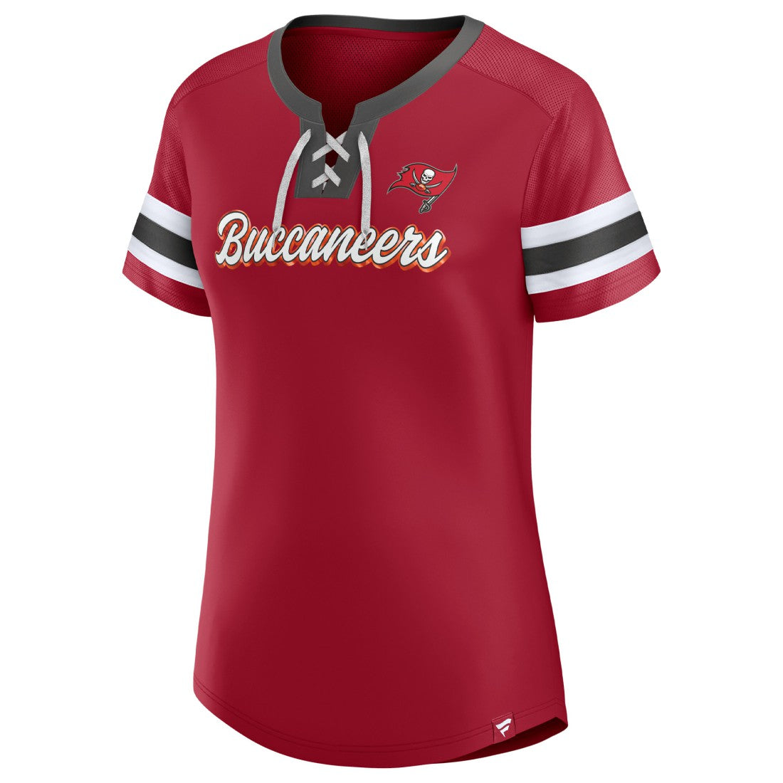 Women's Original State Lace-Up T-Shirt - Tampa Bay Buccaneers T-shirts