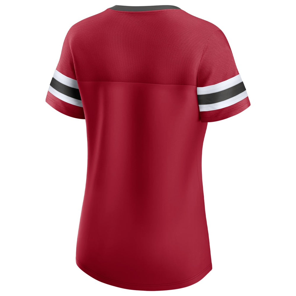 Women's Original State Lace-Up T-Shirt - Tampa Bay Buccaneers T-shirts