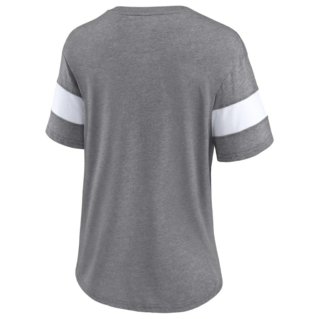 Women's Give It All Half-Sleeve Tri-Blend V-Neck T-Shirt - Cleveland Browns T-shirts
