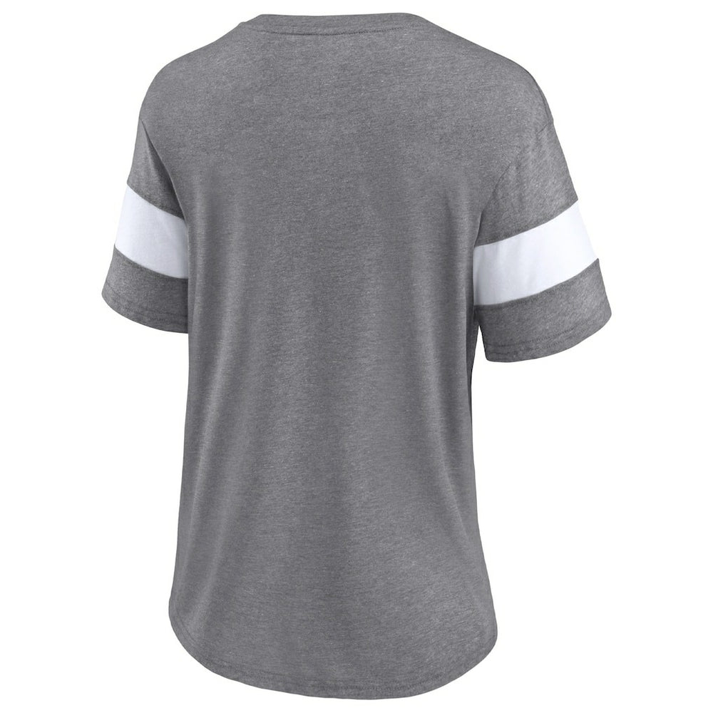 Women's Give It All Half-Sleeve Tri-Blend V-Neck T-Shirt - Cleveland Browns T-shirts