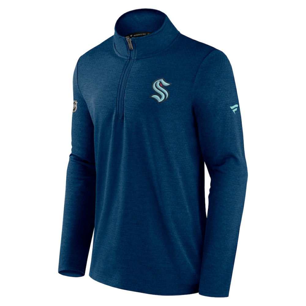 NHL Seattle Kraken Fanatics Authentic Pro Rink Quartet-Zip Jacket