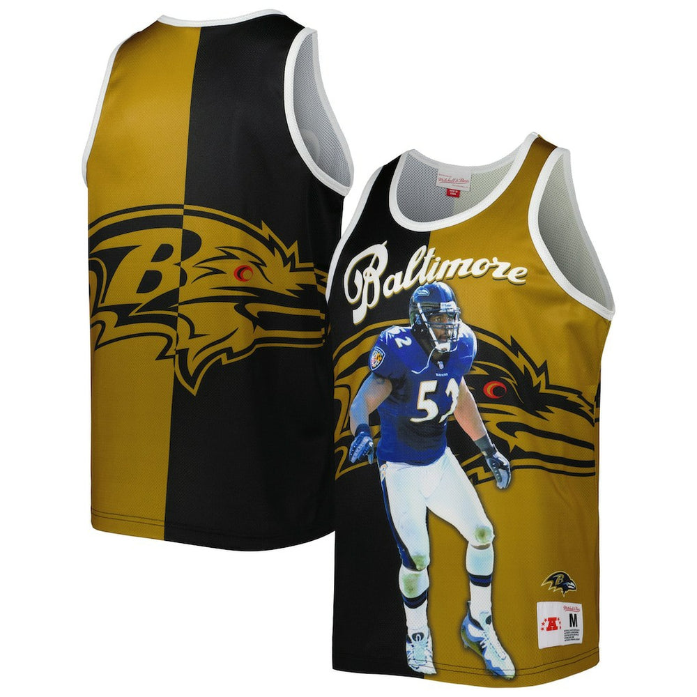 Ray Lewis  Retired Player Graphic Tank Top - Baltimore Ravens Tops