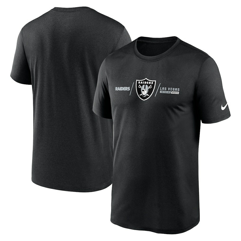 Horizontal Lockup Legend Performance T-Shirt - Las Vegas Raiders T-shirts