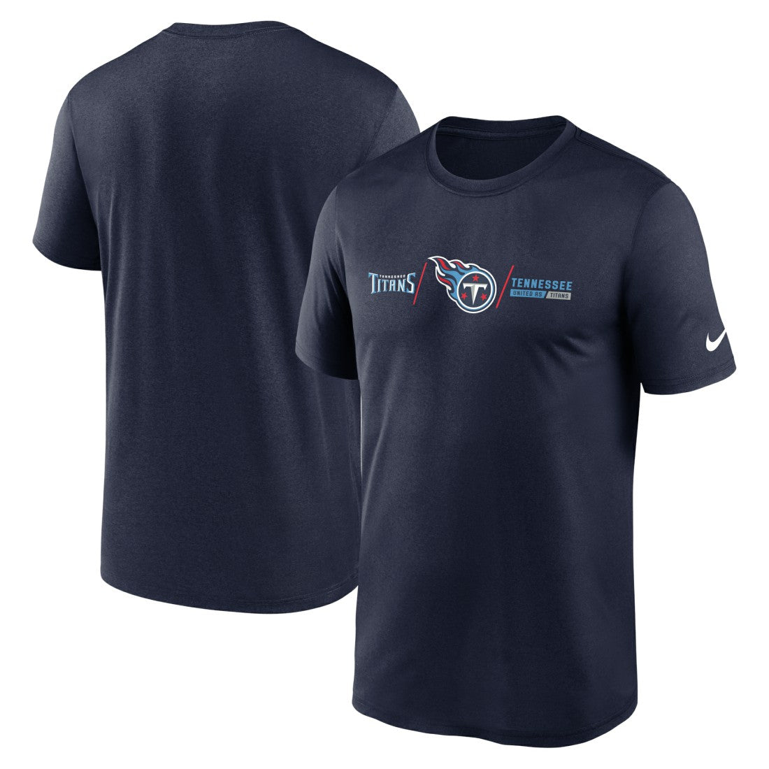 Horizontal Lockup Legend Performance T-Shirt - Tennessee Titans T-shirts