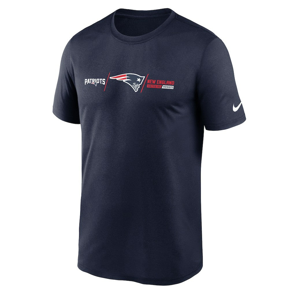 Horizontal Lockup Legend T-Shirt - New England Patriots T-shirts