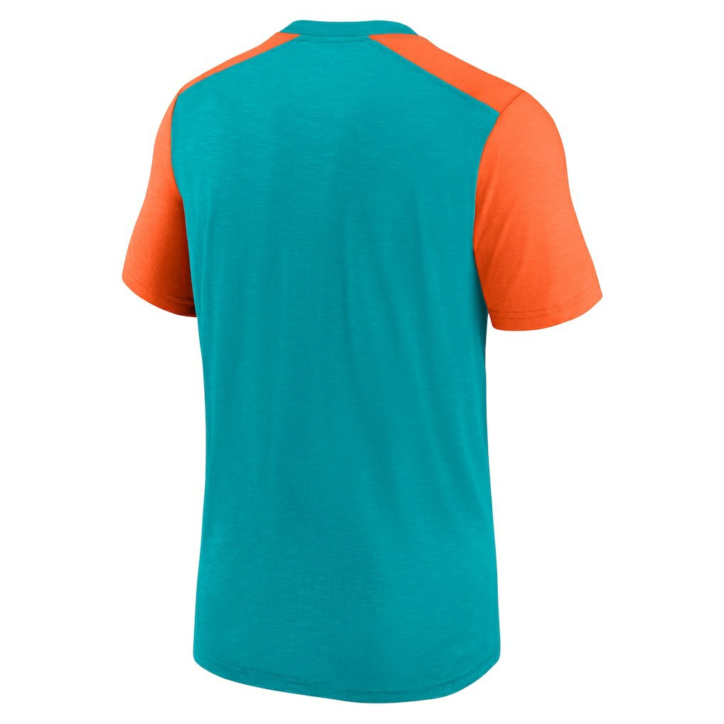 Color Block Team Name T-Shirt - Miami Dolphins T-shirts
